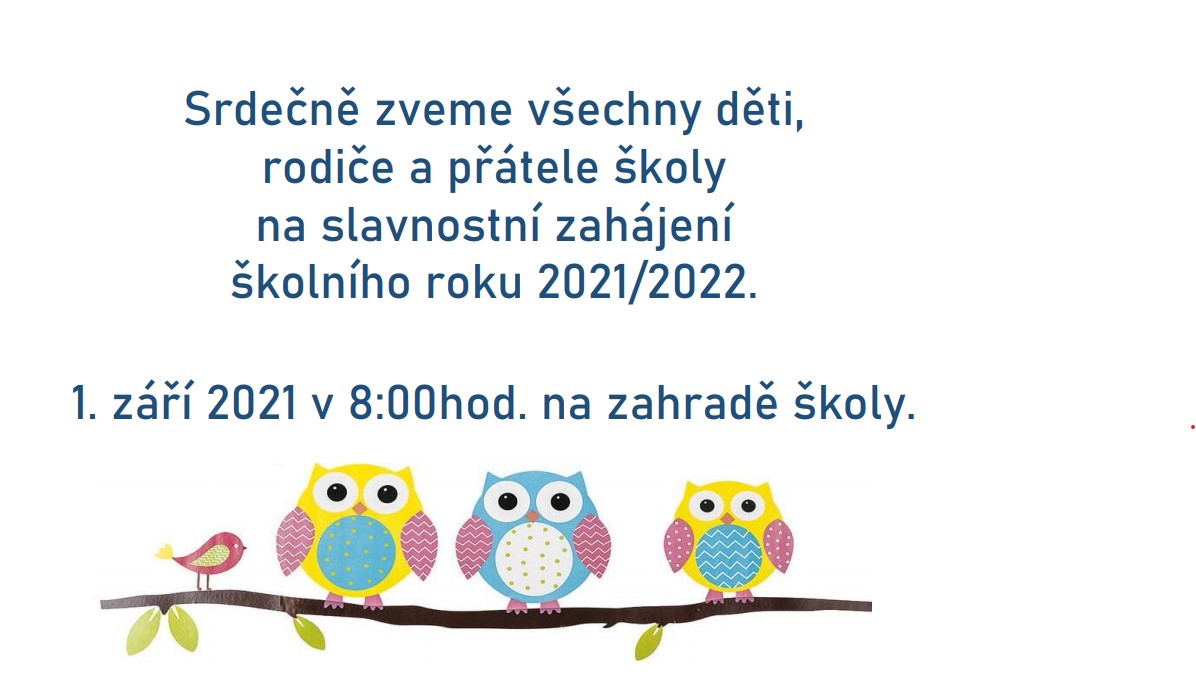 Zahajeni sk. roku 2021 2022
