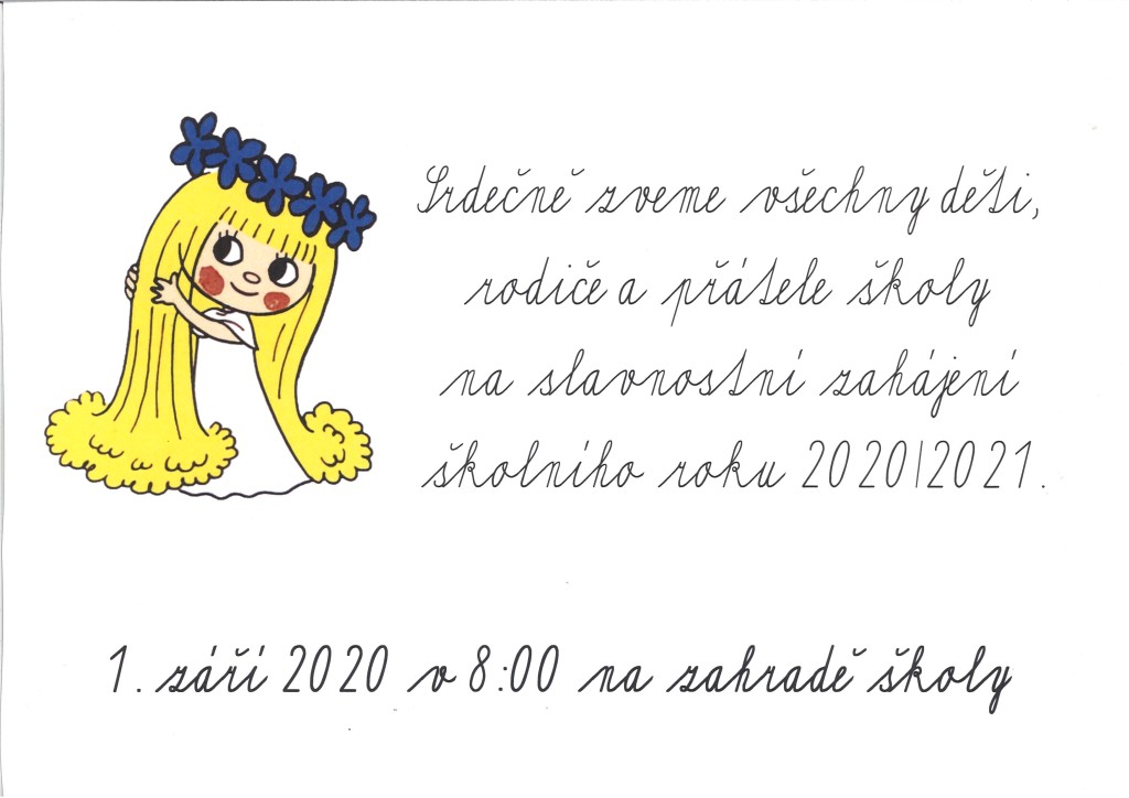 Vítejte v novém školním roce